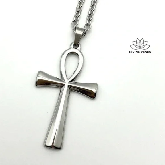 Ankh Necklace | Stainless Steel | Unisex - Picture 6 of 7